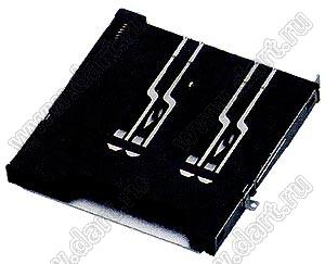 SDSR13-A0-0005, 2 in 1 Connector SD + MMC 4.0 Reverse type,    /     / 2  1