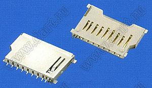 SD-02, SD Card Connector Reverse Short Type, SD  ,  ,   