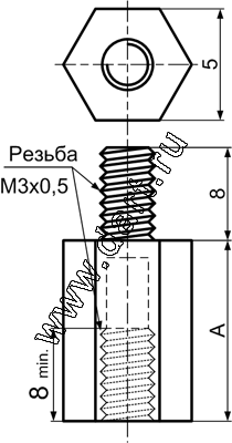 Серия TPS, Стойка шестигранная