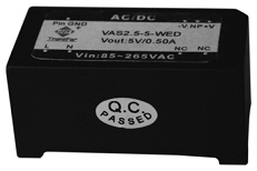 VAS2.5W, Mini-Size Single-Output DIP Series, 