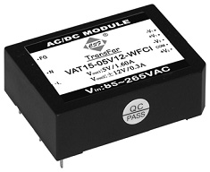 VAT10~30W, Triple-Output Isolated V Series, 