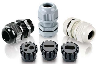 Flat-Hole Insert Cable Glands (A-)