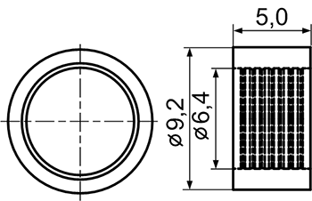 LED5: серия держателей круглых 5мм светодиодов на корпус