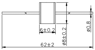   , 8,0*6,0 2 pole plug discharge 10kA