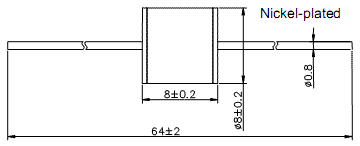   , 8,0*8,0 2 pole plug discharge 10kA/2,5kA