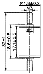   , 11,8*17,1 2 pole plug discharge 40kA