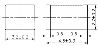      , 4,5*3,2*2,7 1812 SMD diode discharge 2kA 1812