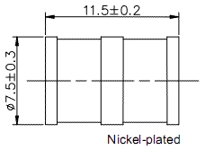      , 7,5*11,5 3 pole SMD discharge 10kA*2