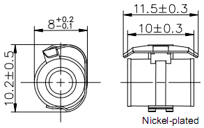      , 8,0*10 3 pole SMD discharge 10kA*2, C 