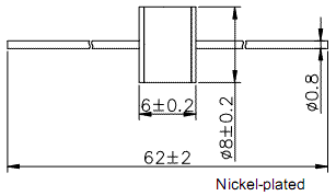    , 6,0*8,0 2 pole switch