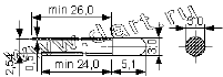 Серия RL30N, Светодиоды Индикаторные Точечные Постоянного свечения Круглые 3 мм