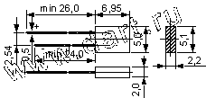 Серия RL616N, Светодиоды Индикаторные Точечные Постоянного свечения Прямоугольные