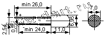 Серия RL81N, Светодиоды Индикаторные Точечные Постоянного свечения Круглые 7 мм