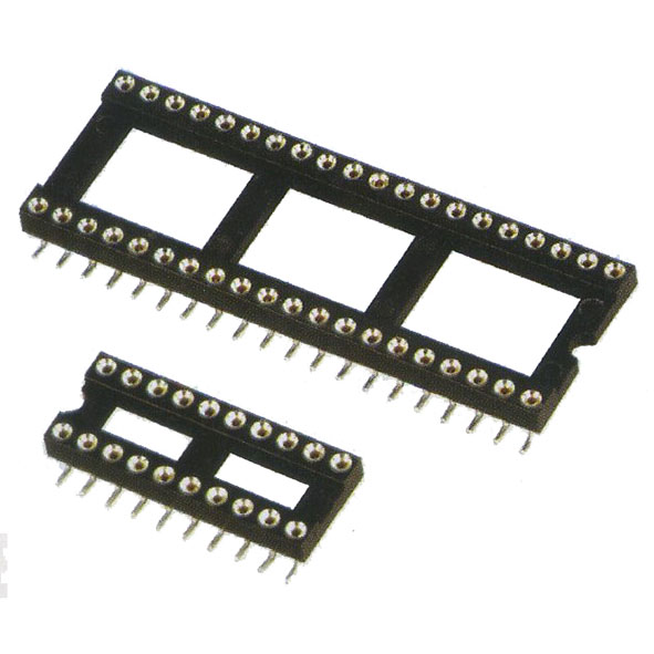 панельки для микросхем цанговые для поверхностного (SMD) монтажа, шаг 2,54 мм