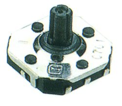 TMHU21 кнопка тактовая 7,8x7,8мм четырехнаправленная с центральным нажатием ("микроджойстик") для поверхностного монтажа