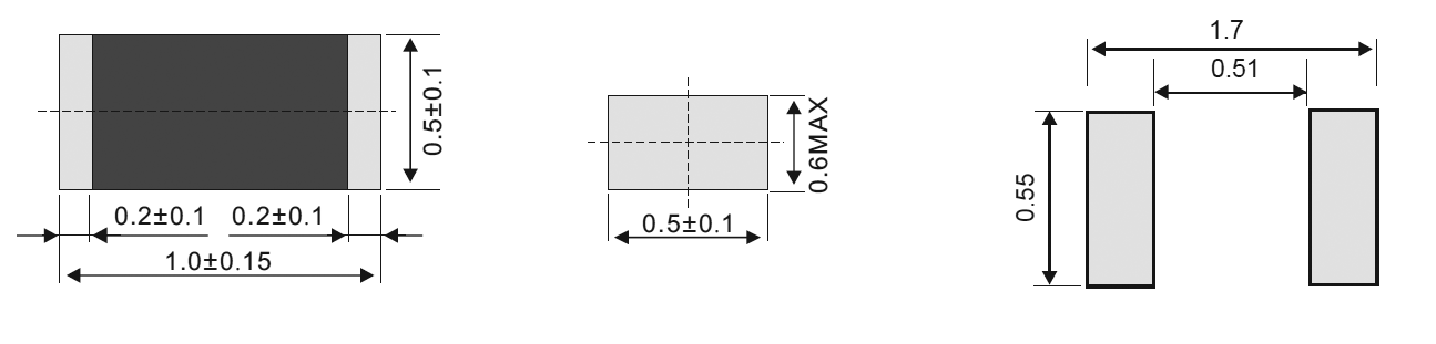 Варисторы SMD (для поверхностного монтажа) типоразмер 0402